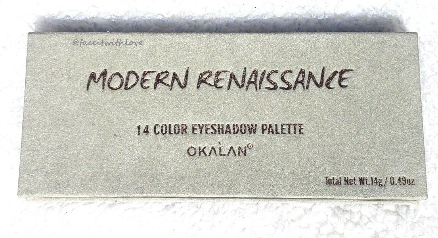 Okalan Modern Renaissance 14 Color Eyeshadow Palette 100% Authentic Pigmented
