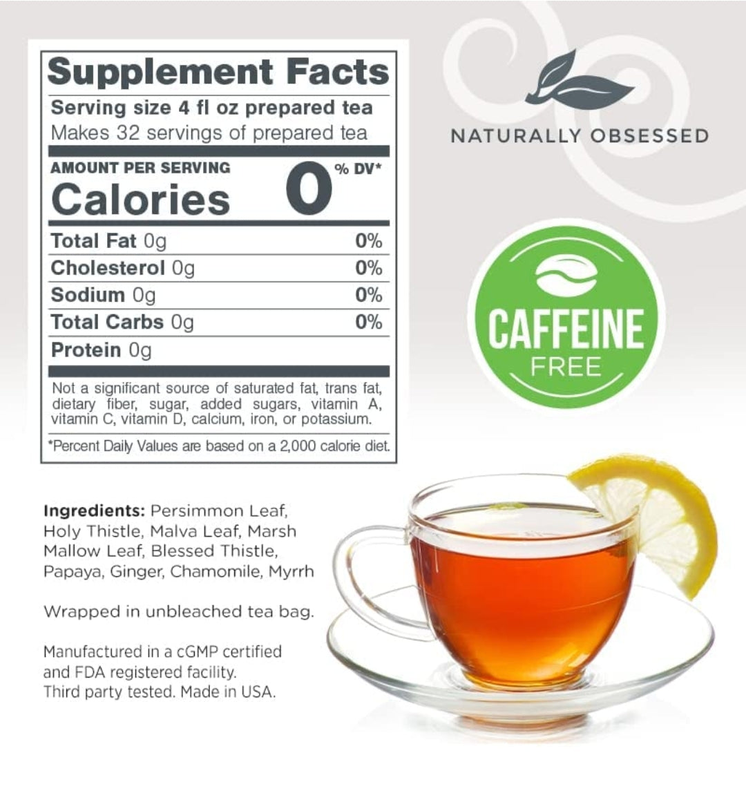 Mango Passion Herbal Detox Tea | Flat Tummy & Bloat Relief Cleanse Tea