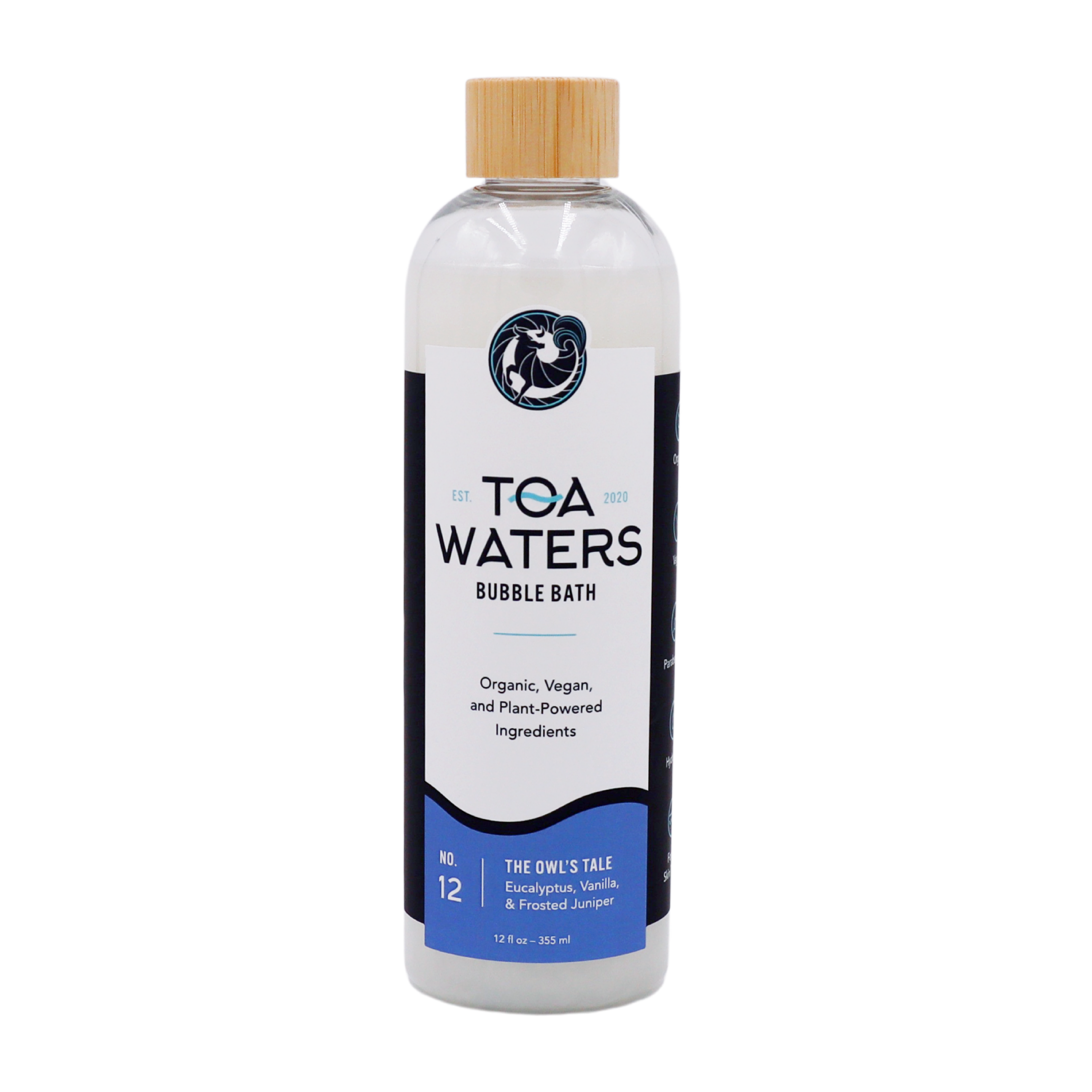 The Owl's Tale Bubble Bath - Eucalyptus, Vanilla, and Frosted Juniper